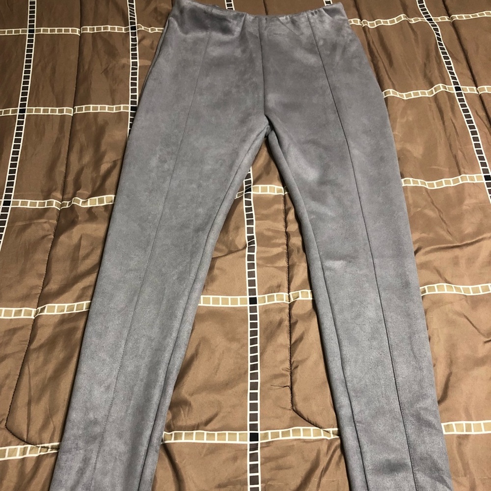 Brand New Suede High Waist Leggings